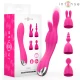 INTENSE - Vibrator tip model cu 20 de moduri și capete interschimbabile