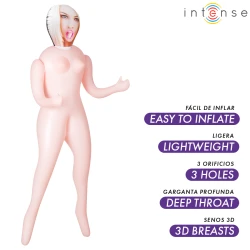 PĂPUȘĂ INFLATABILĂ IRINA - INTENSE DOLLS - PĂPUȘĂ INFLATABILĂ CU TREI ORIFICII