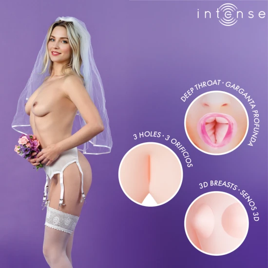 PĂPUȘĂ INFLATABILĂ IRINA - INTENSE DOLLS - PĂPUȘĂ INFLATABILĂ CU TREI ORIFICII