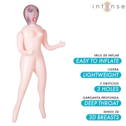 PĂPUȘĂ INFLATABILĂ MONIQUE - trei orificii