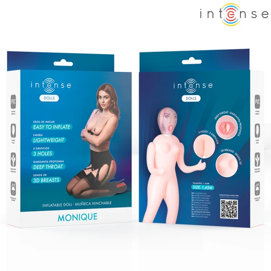 PĂPUȘĂ INFLATABILĂ MONIQUE - trei orificii