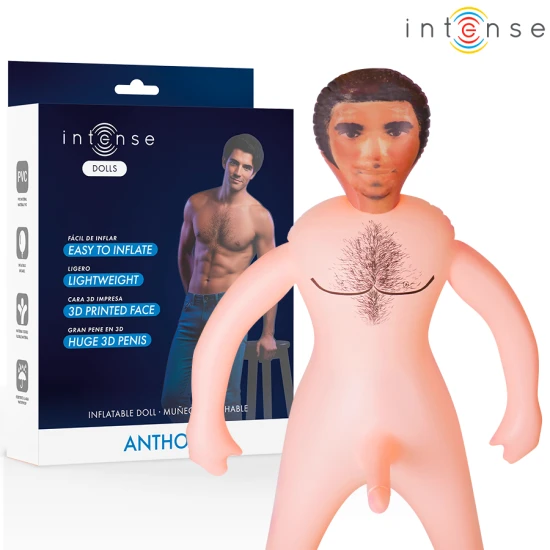 Păpușă gonflabilă pentru adulți Anthony, model cu penis 3D