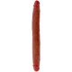 Dildo Dublu-Încheiat - Realist, Caramel, 35 cm