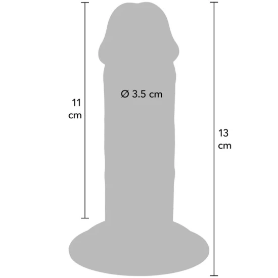 DILDO DELUXE Tip Produs Model, Roz, 13 cm