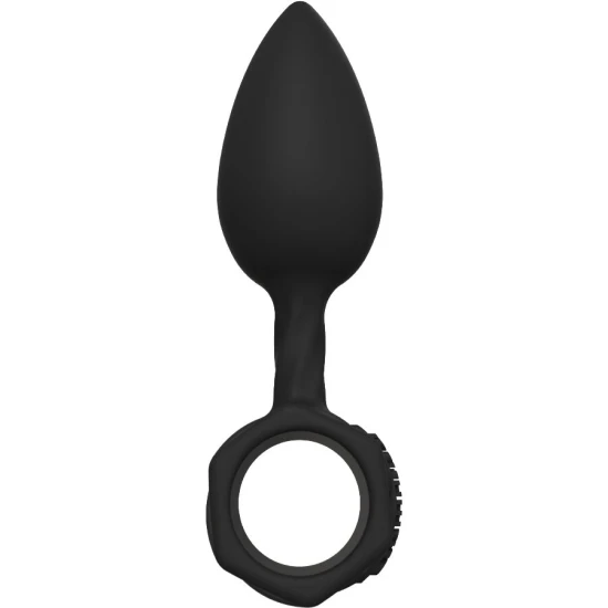 Set 3 dopuri anale de antrenament din silicon, negru