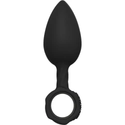Set 3 dopuri anale de antrenament din silicon, negru