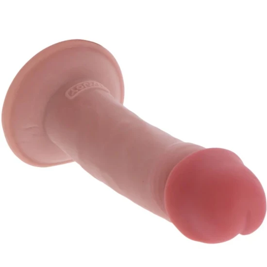 DILDO Model Deluxe, TPE, Negru, 18 cm