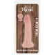 Deluxe - Dildou dublă densitate extra-gros, TPE, 23 cm
