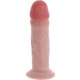 Deluxe - Dildou dublă densitate extra-gros, TPE, 23 cm