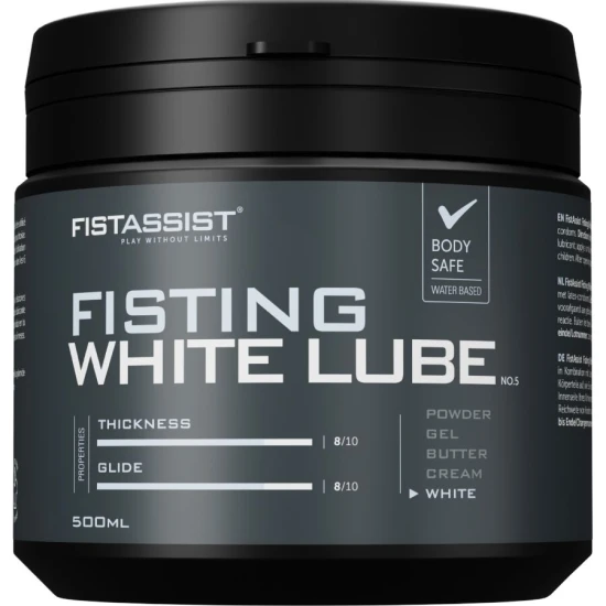 COBECO - Gel lubrifiant pentru fist assist, alb, extra-gros, 500 ml