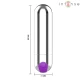 Vibrator Mini Reîncărcabil - Intens, Argintiu, Unic