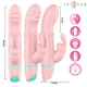 INTENSE - Stimulator & vibrator tip iepure cu mișcare oscilantă, Roz