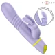 INTENSE - Stimulator Rabbit & Vibrator cu împingere, Roz