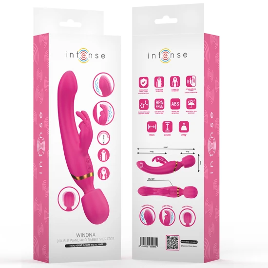 INTENSE - Model Tip Produs: Vibrator Rabbit & Wand, Culoare: