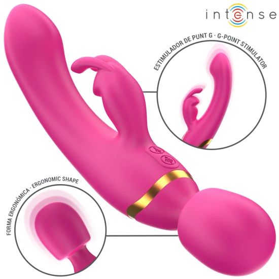 INTENSE - Model Tip Produs: Vibrator Rabbit & Wand, Culoare: