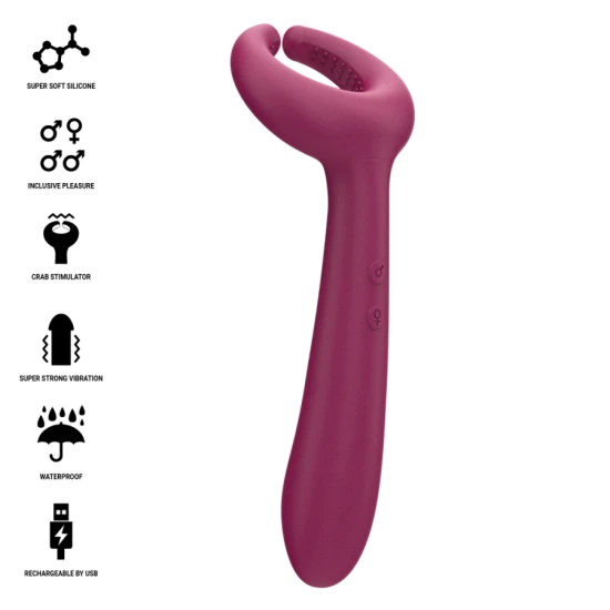 INTENSE - Vibrator cuplu Tip Produs Rowan Inclusive, Negru
