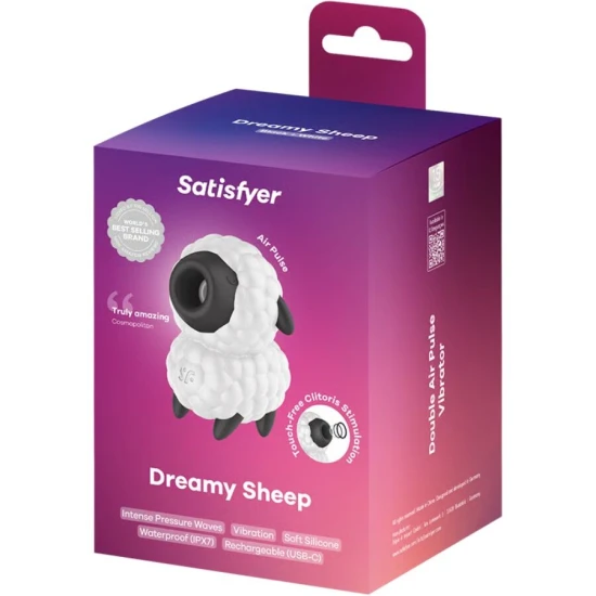 Vibrator & stimulator cu impulsuri de aer Dreamy Sheep