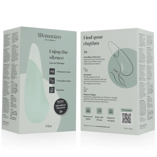 Vibrator tip lay-on silențios, Sage