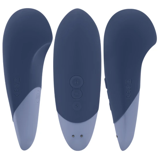Vibrator tip lay-on silențios, Dark Blue