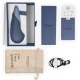 Vibrator tip lay-on silențios, Dark Blue