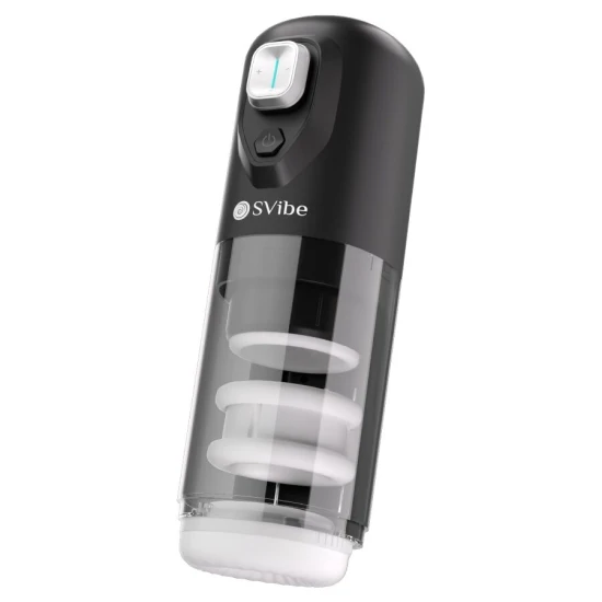 Masturbator Ikon Spark - Thrusting & Rotation, Negru, Unic