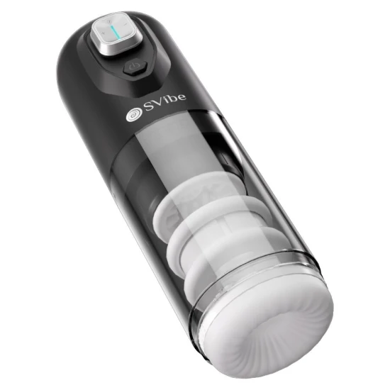 Masturbator Ikon Spark - Thrusting & Rotation, Negru, Unic