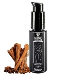 Ulei de masaj tantric natural, aromă scorțișoară, 30 ml