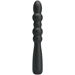 Dop anal flexibil vibrator, Negru