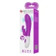 Vibrator Iepuraș din silicon, mov, 21 cm