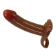 DILDO VIBRATOR TIP STRAP-ON, Roz