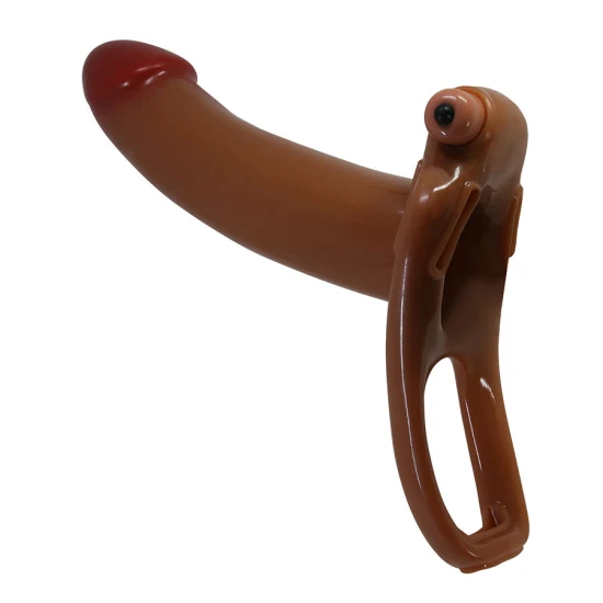 DILDO VIBRATOR TIP STRAP-ON, Roz