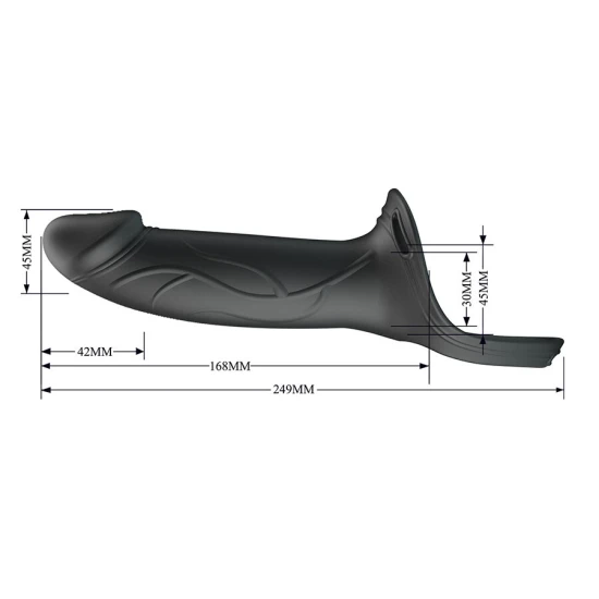 Strap-on vibrator, Negru