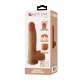 Dildo realist cu ventuză din silicon, culoare flesh, 19,3 cm