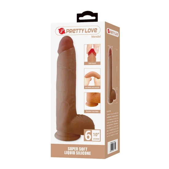 DILDO REALIST CU VENTUZĂ, 25,5 CM - Ø 5,6 CM