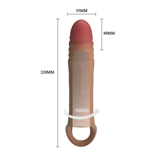 Manșon pentru penis vibrator, Roz