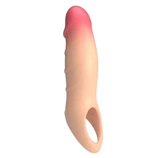DARNELL - Husă penis cu efect realist, Negru