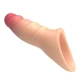 DARNELL - Husă penis cu efect realist, Negru