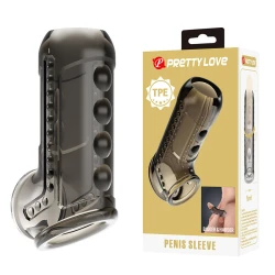 Mânecă penis texturată, Roz