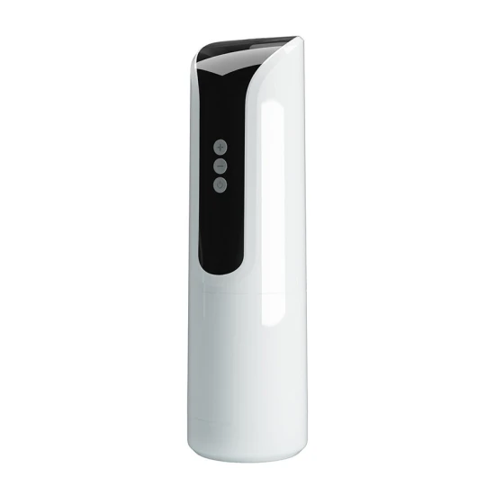 Masturbator automat cu împingere și rotație, LED, USB