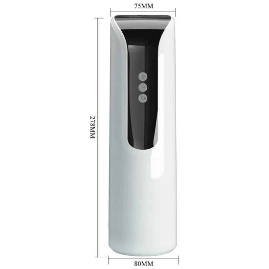 Masturbator automat cu împingere și rotație, LED, USB