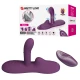 Vibrator sit-down din silicon cu efect termic și telecomandă