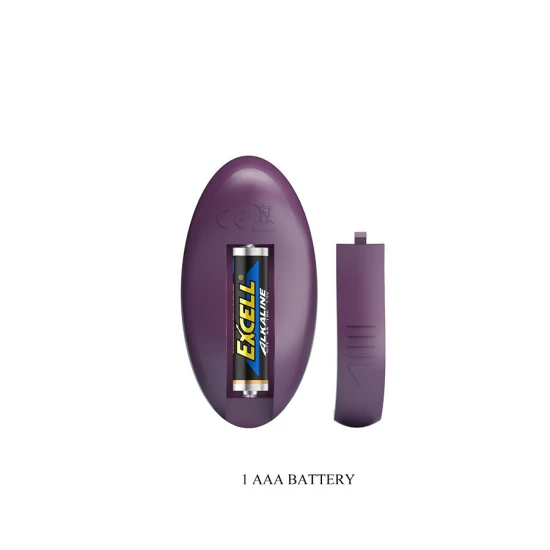 Vibrator sit-down din silicon cu efect termic și telecomandă
