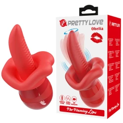 Vibrator tip limbă cu mișcare orbitală, Roz