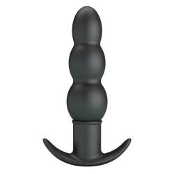 Plug anal vibrator, Negru