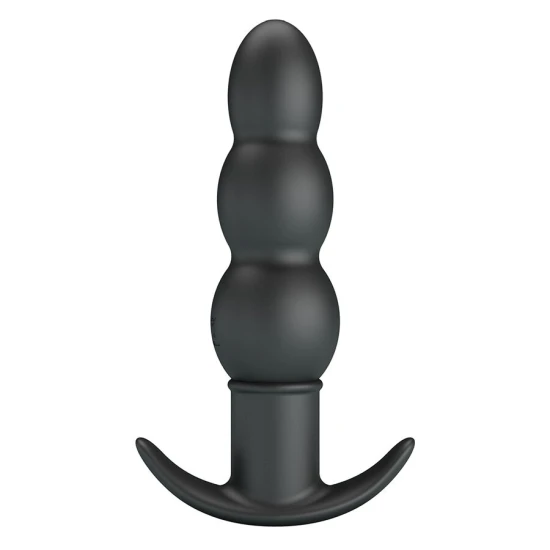 Plug anal vibrator, Negru