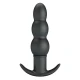 Plug anal vibrator, Negru