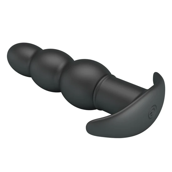 Plug anal vibrator, Negru