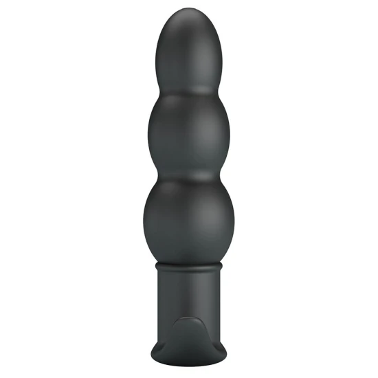 Plug anal vibrator, Negru
