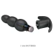 Plug anal vibrator, Negru