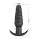Plug anal vibrator, Negru